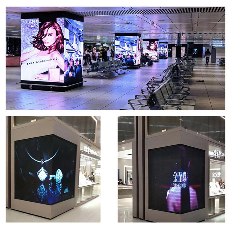 90 Degree Right Angle Wall Corner Indoor P2.5 Flexible Led Screen