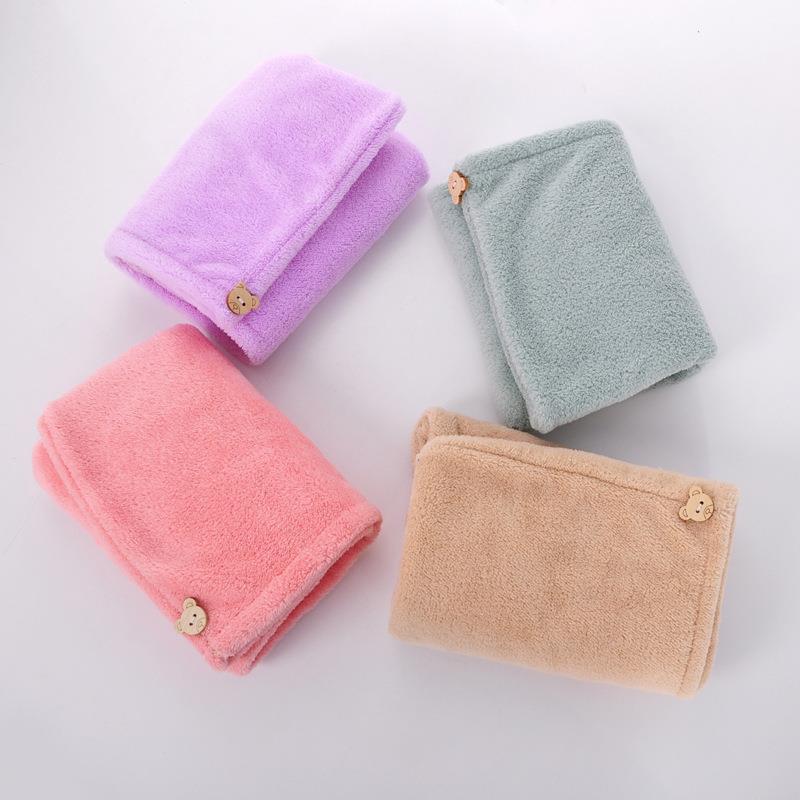 Hotel Microfiber Hair Drying Towel Sustainable Quick Dry Water Absorbing Towel for Home