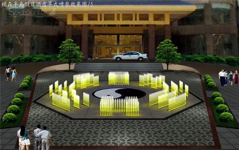 Combination Type Programmable Fountain LED Light Decorative Fountains