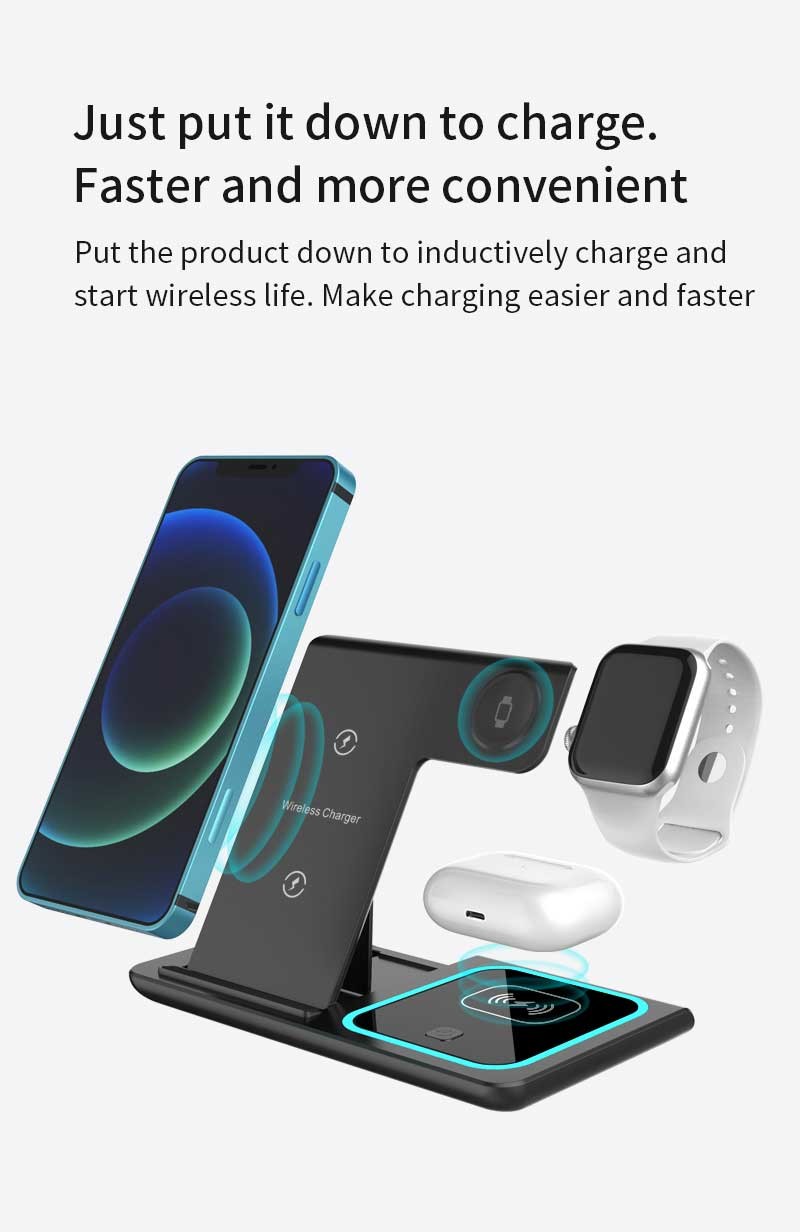 Plastic Acrylic Mobile Phone Wireless Charger For Huawei P30 P40 Pro