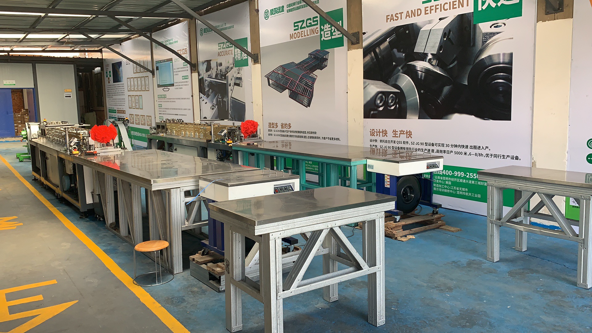 Light Gauge Steel Framing Machine with Prefabricated Steel Frame House