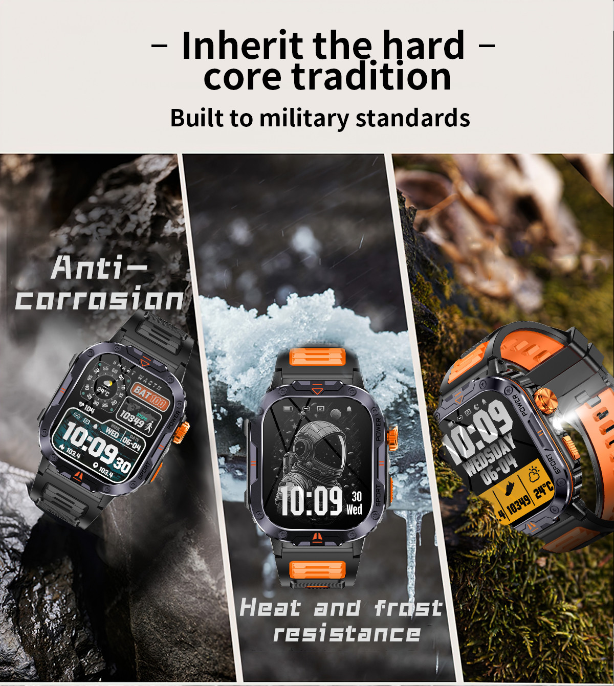 Sports Rugged Outdoor Smart Watch 4g Android 2.0inch BT Calling