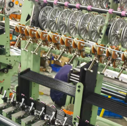 Professional Custom High Quality Automatic Electronic Shuttleless Needle Loom Weaving Machine for Narrow Fabric