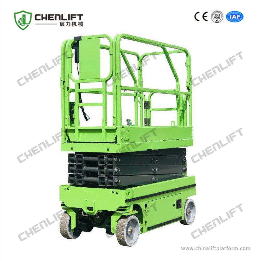 14m Working Height CE Certified Self Propelled Scissor Lift With 230kg Load Capacity
