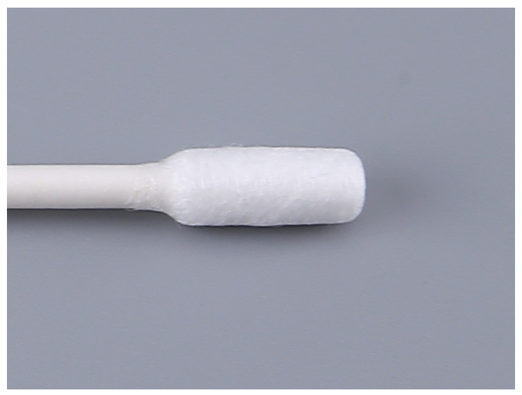 Paper Handle White Cotton Bud Swab Round Head For Cosmetic Cleaning