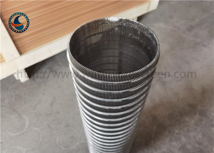 Stainless Steel Slot 40 Reverse Wedge Wire Screen Wound Cylinder