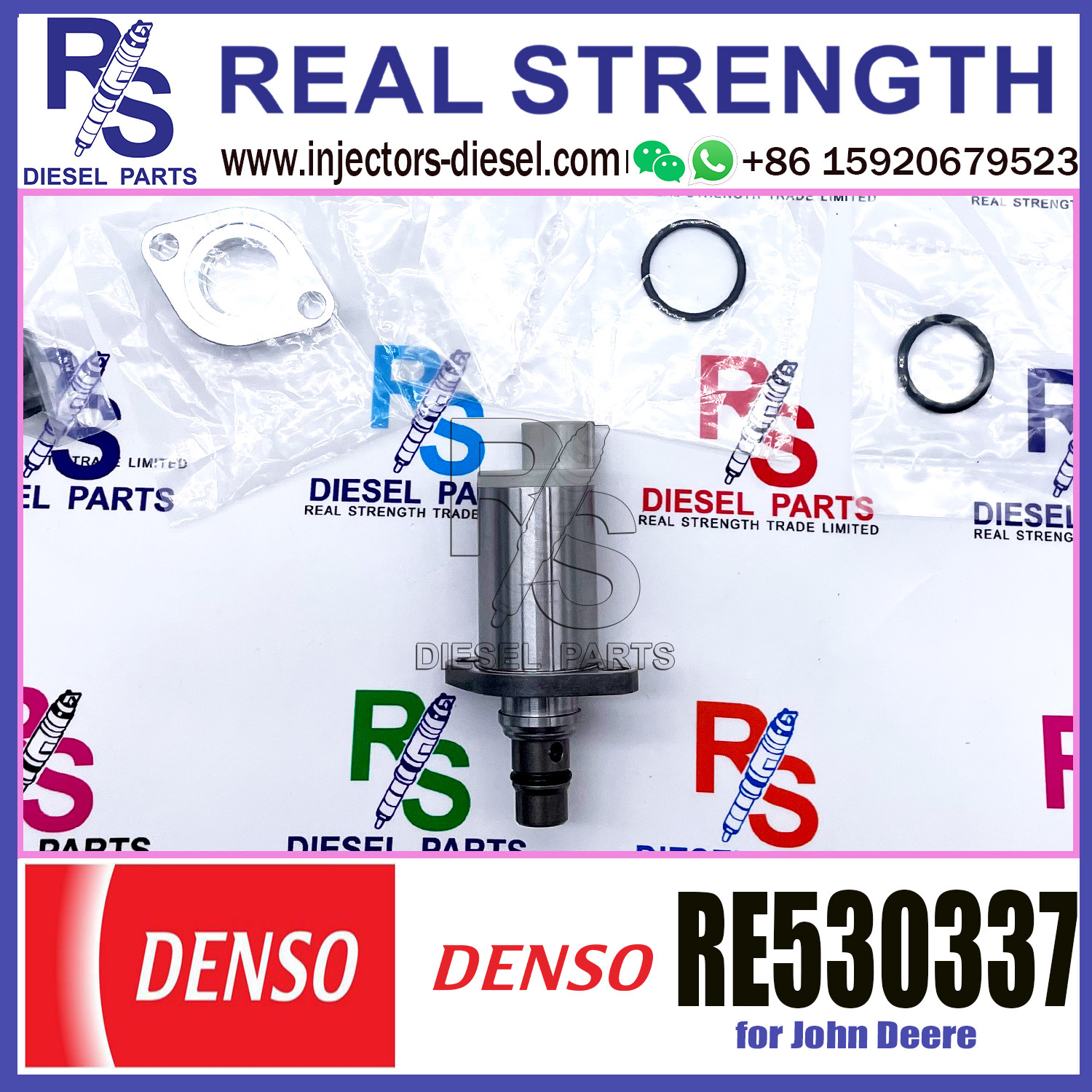 DENSO Suction Control Valve RE530337 4045 6068 Engine 210g 290glc 380glc Excavator