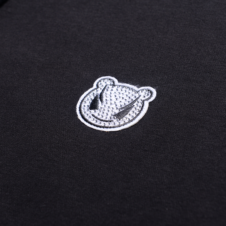 Cartoon Character Mens Hoodies And Sweatshirts With Customized Embroidery Patch