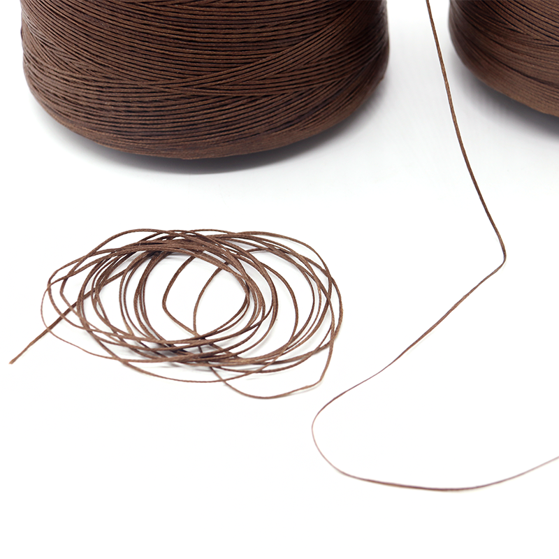 Sample Free 1KG Flat Sewing Thread Polyester Braid Strength Leather Thread Wax Thread