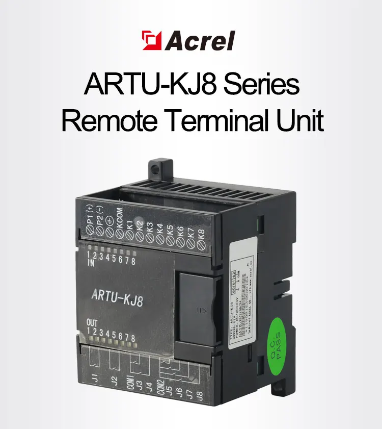 Acrel ARTU-KJ8 Series Remote Terminal Unit 8 Circuits Switch Input And Output