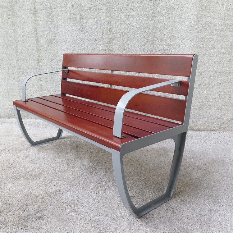 Haoyida 1200mm Cast Iron And Wood Garden Bench Advertising
