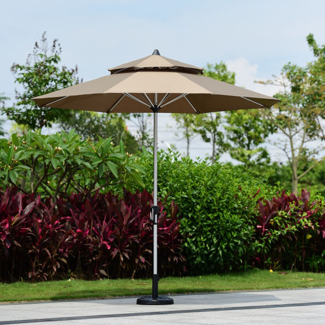 2.7m Middle Aluminum Patio Umbrella Outdoor Umbrella Without Back