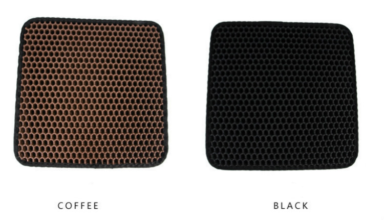 75cm Black Hole Litter Mat EVA Double Layer Cat Litter Pad