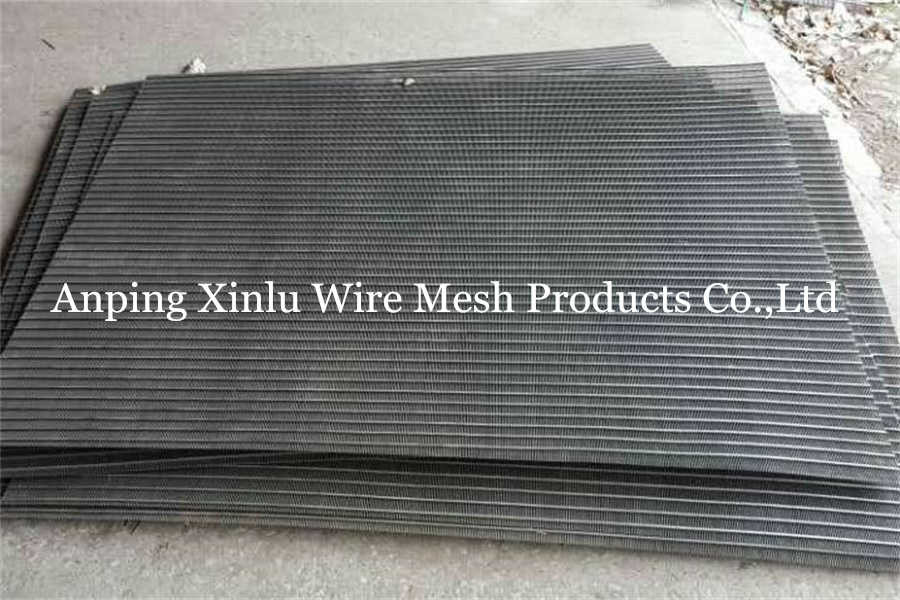 Stainless Steel Slotted Vee Wedge Wire Screen Panel Electric Resistance Welding