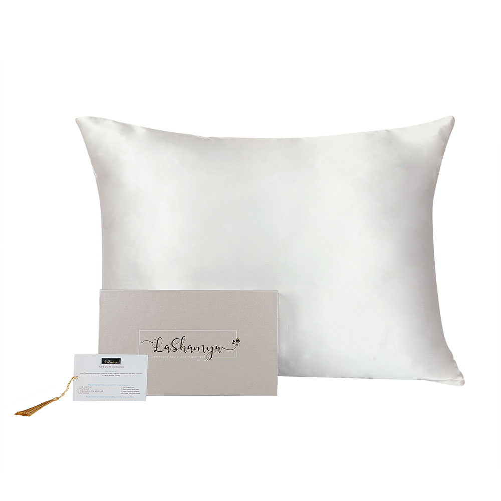 OEKO Multi Color Natural Silk Pillowcase , 20x30'' 100 Organic Silk Pillowcase