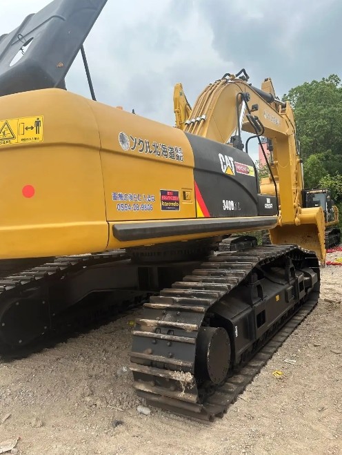 Used Cat340D2L 340 340D Caterpillar Crawler Excavator 40 tons Original Japan CAT340 Heavy Machine With EPA