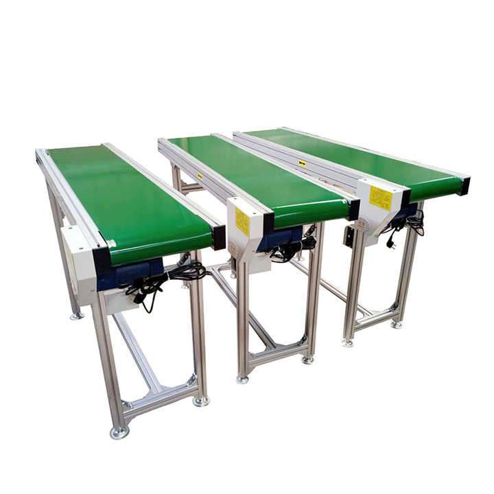 3 Layers PVC Belt 5000mm Length Green Light Conveyor Belt Weather Resistant For Food Industry