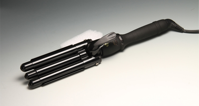 Triple Wave curling iron JR-266-19# balck
