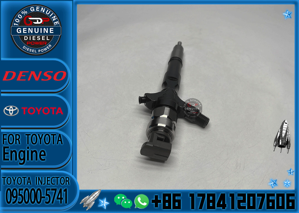 23670-30080 095000-5740 Common Rail Diesel fuel Injector 095000-5741 for Land cruiser Prado 3.0 D 1KD-FTV Prado J120