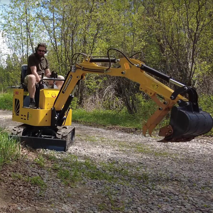 Rubber Track Excavator Micro Bagger 1 1.8 2 3 Ton Electric Mini Excavator