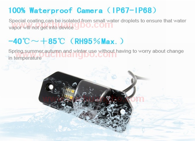 Ouchuangbo Car rear back night vision 170 degree angel Reversing Ford Focus Sedan OCB-T6875