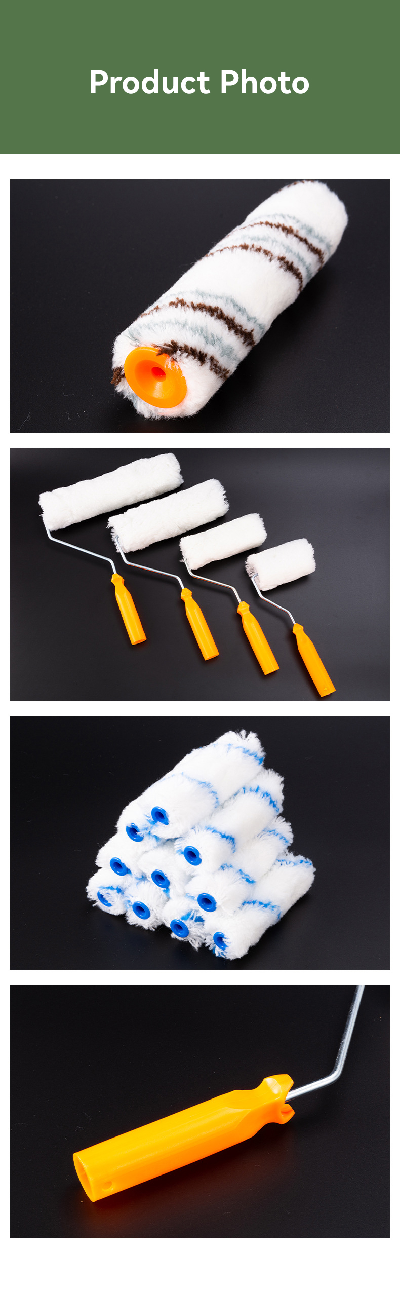 ODM Supported Wall Painting Tool Cotton Brush Material for Customized Applications