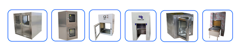 Customizable Cleanroom Pass Box Electronic / Mechanical Interlock Pass Cabinet