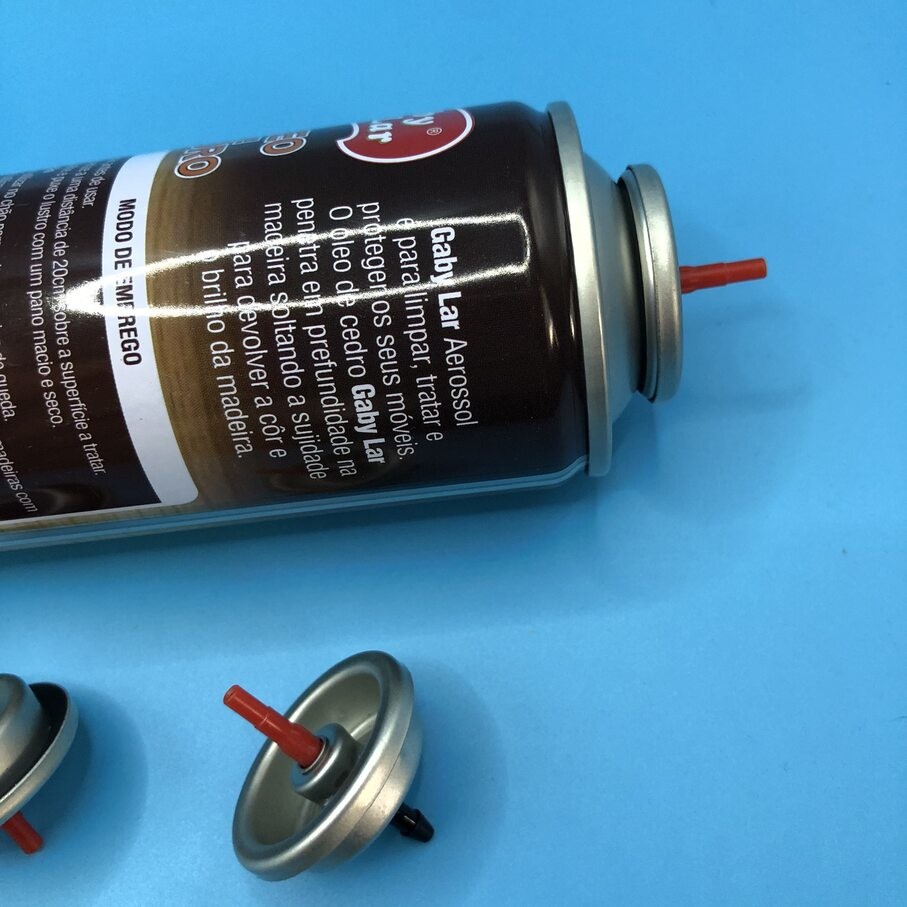 Inverted Housing Gas Lighter Refill Valve for Cigarette Lighter with Stainless Steel Spring