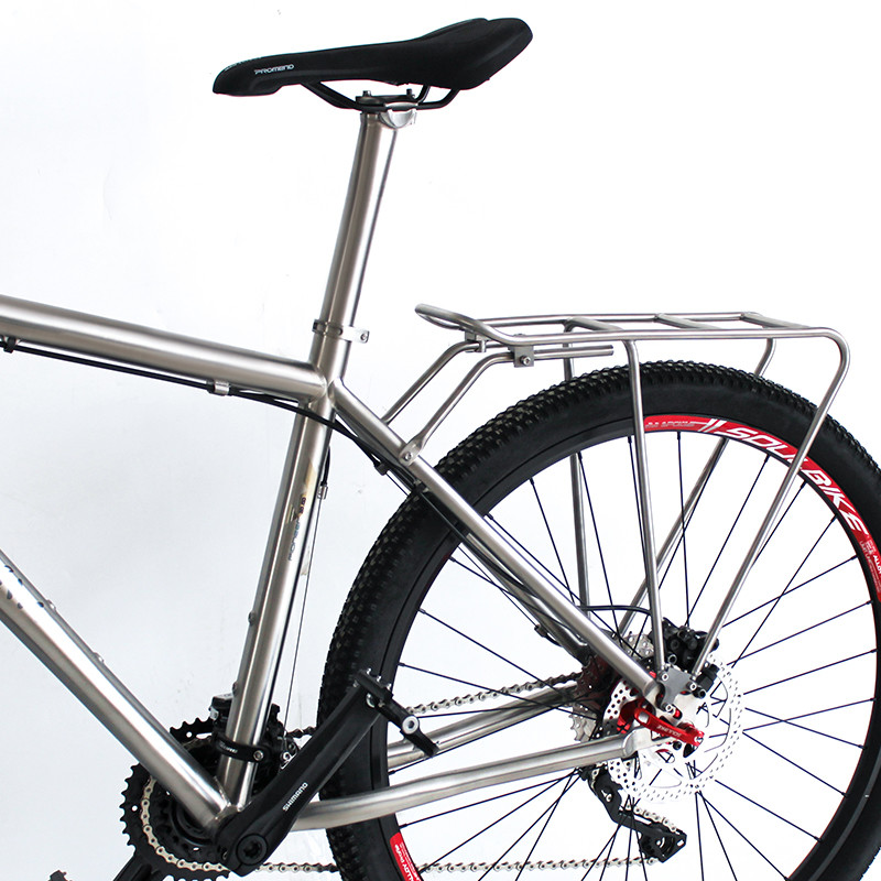 Customized Titanium Bike Parts Rear Rack Ti6al4v Luggage Rack For MTB
