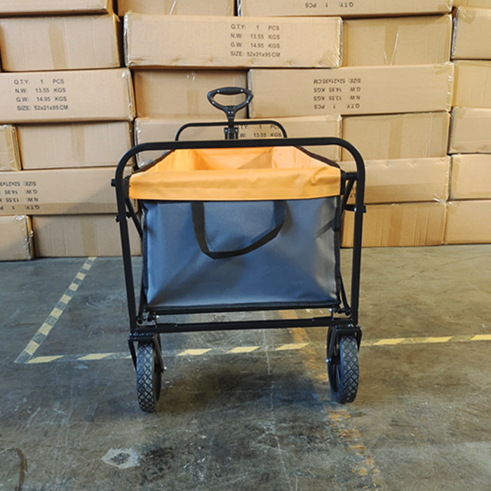 Outdoor Folding Camping Cart All Terrain Collapsible Extended Stroller Wagon