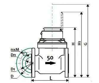 china Woltman meter with copper can register for sale