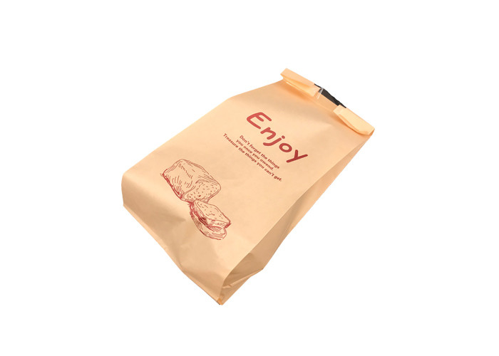 Greaseproof Custom Food Packaging Bags With Window Recyclable Feature