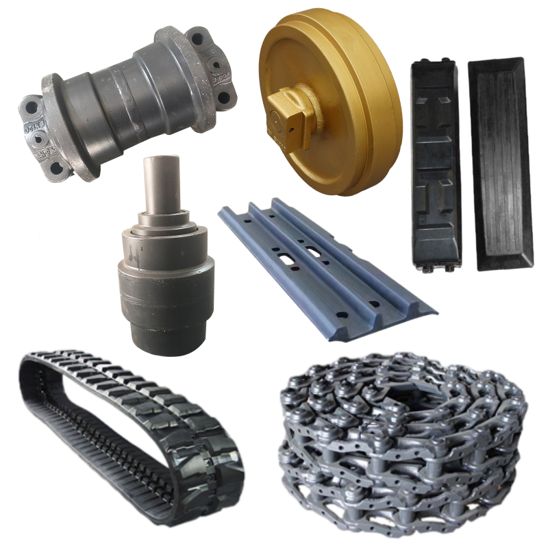 KH021 KH027 Excavator Undercarriage Parts Idler Track Bottom Roller Sprocket Top Roller