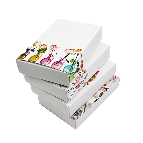 Custom Printing logo Recycled Paper Gift Boxes Colorful rectangular cardboard box