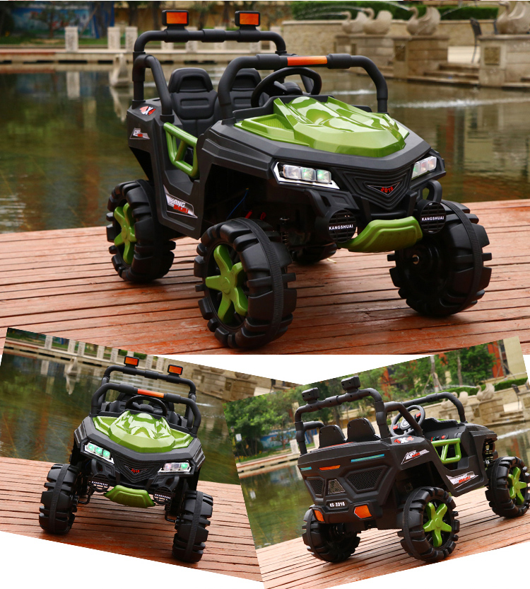 Unisex 12v Battery Electric Ride On Monster Truck Toy Car with Remote Control Custom