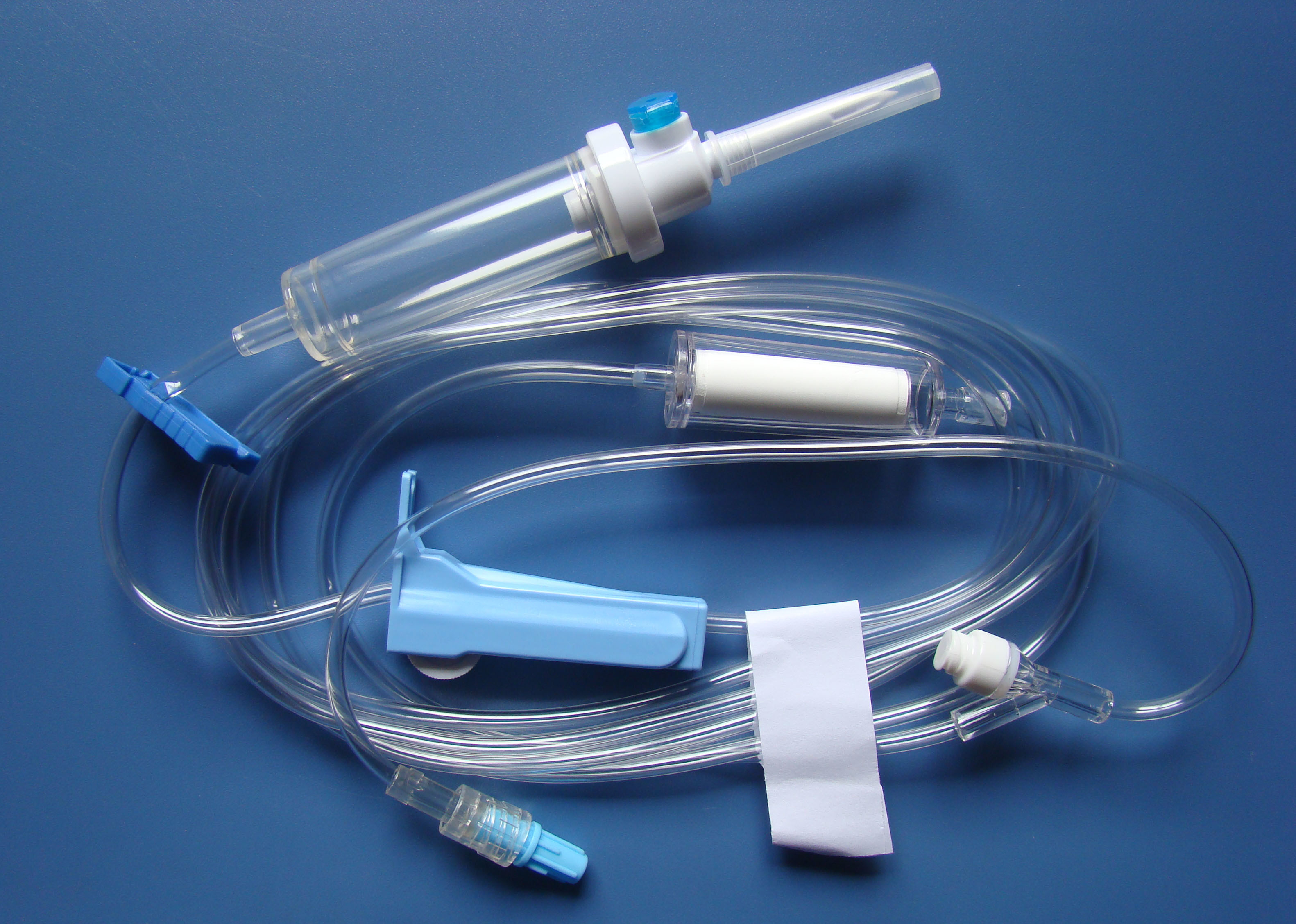 5um Disposable IV Infusion Set With Flexible And Kink Resistant Tube