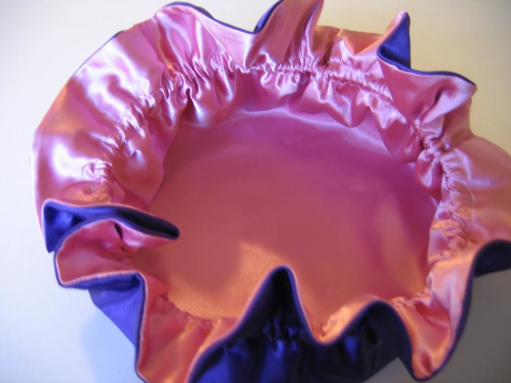 32cm Pp String 2 Layers Satin Circle Wrappers For Wedding Favors