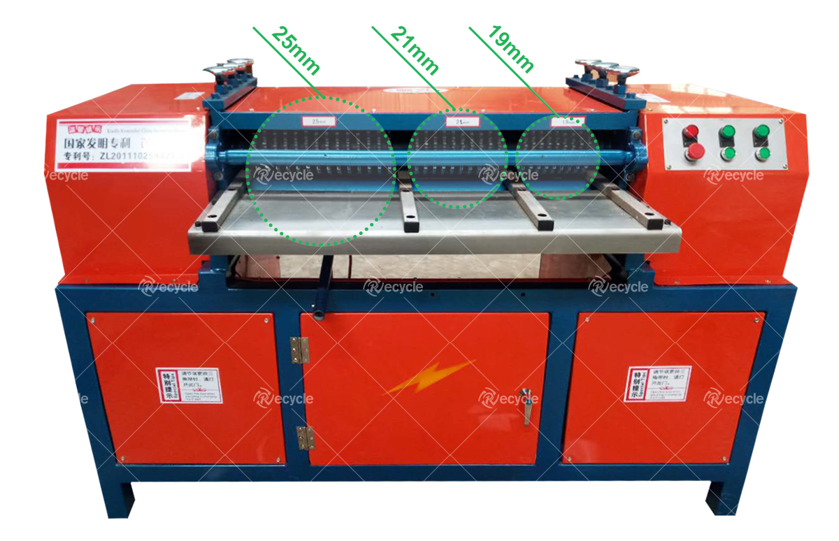 Water Tank Car Radiator Cutting Machine / Copper Aluminum Tube Separating Machine 7KW