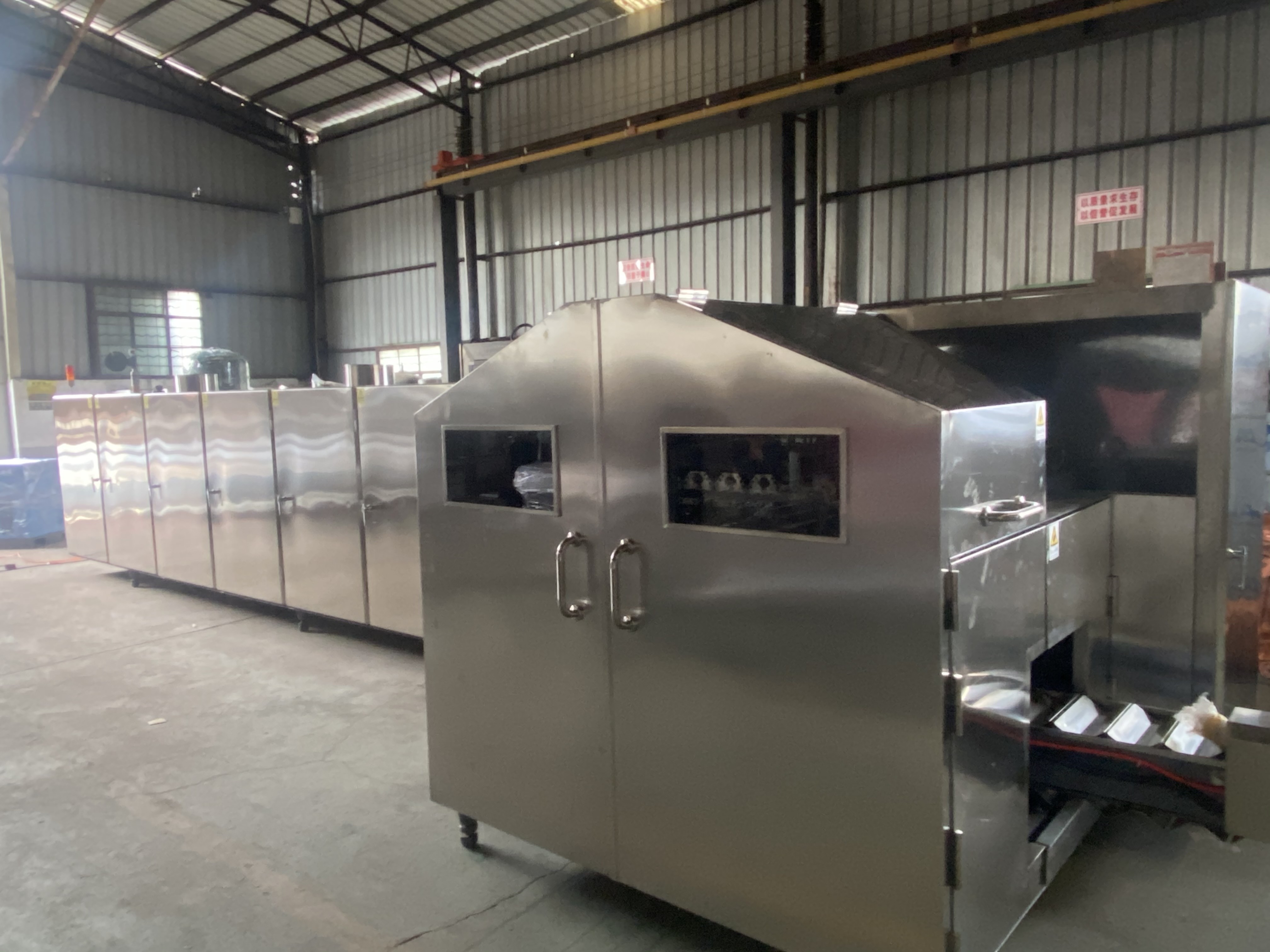 Efficient Ice Cream Cone Baking Machine Stainless Steel Material Durable