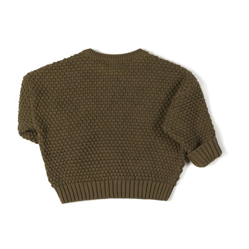 Winter Baby sweaters clothes knitted design custom logo chunky knit baby sweater kids boy