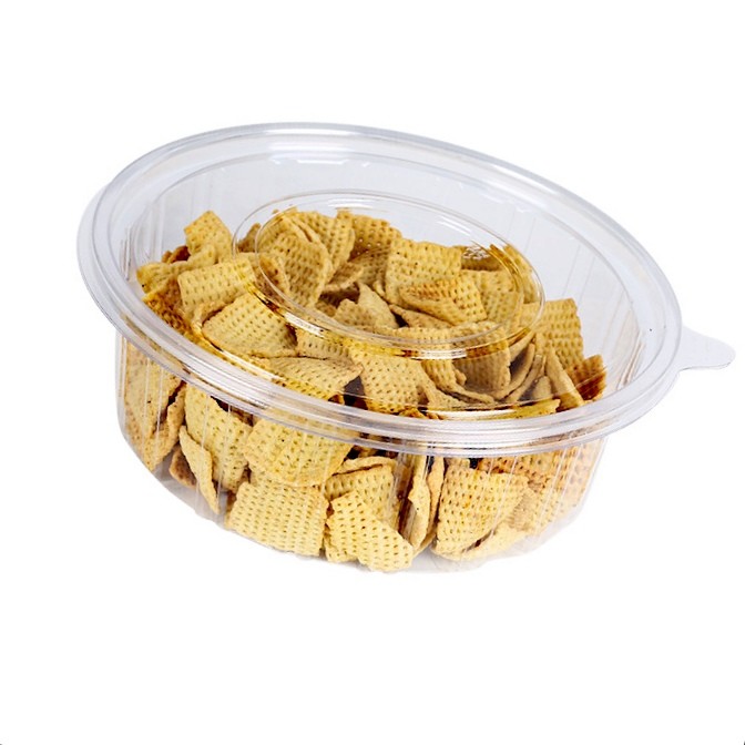 cake container with lid clear rectangle plastic blister bread box disposable pastry snack clamshell box
