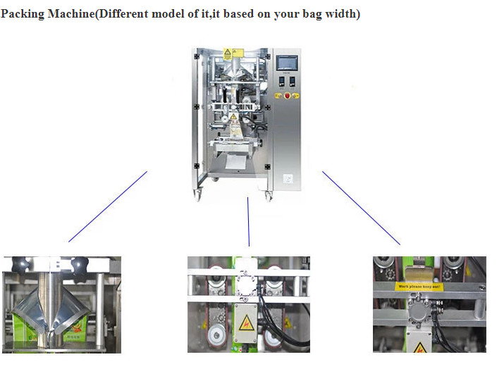 Popcorn Multi Head Packing Machine Accuracy 0.1 - 1.5g