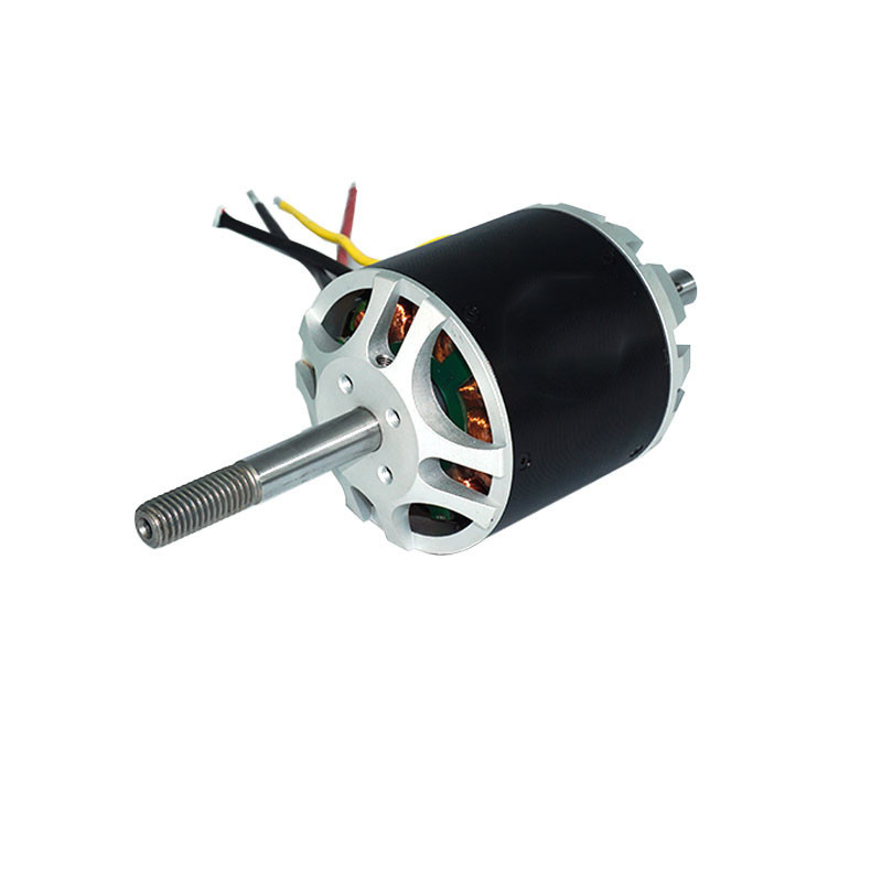 80mm Diameter 14Nm 6000W Sensored Brushless DC Motor