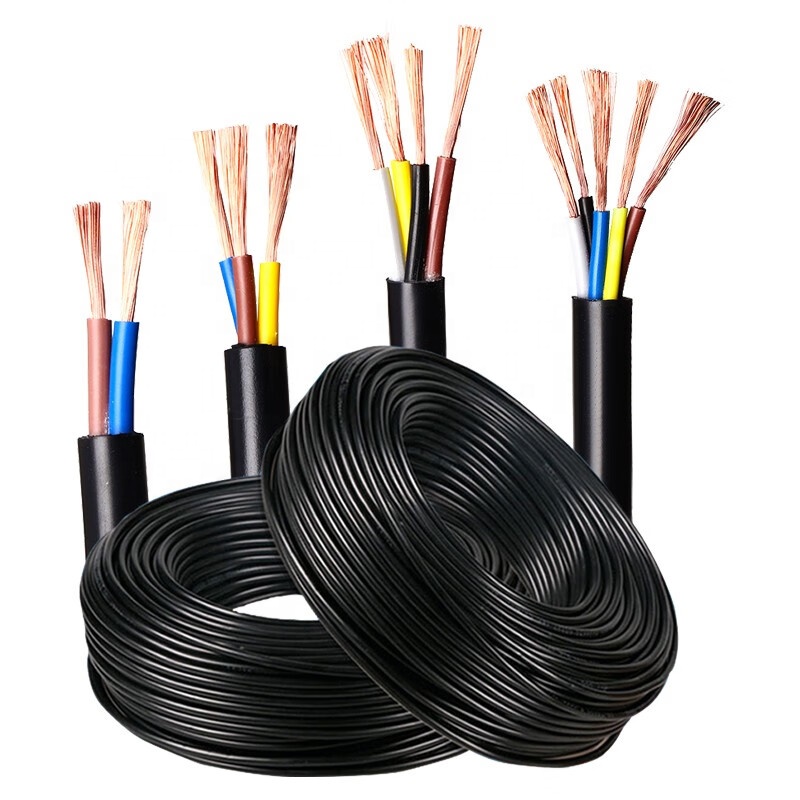 2.5mm RVV Power Cable with Flexible PVC Insulation and Stranded Copper Conductor