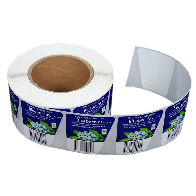 Glossy Custom Printed Sticker Labels Self Adhesive CMYK / PMS Color