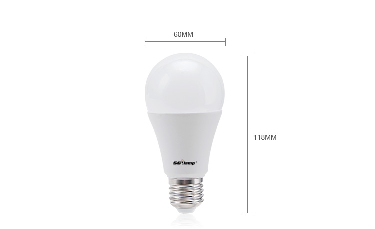 11W E27 high bright led bulb for home