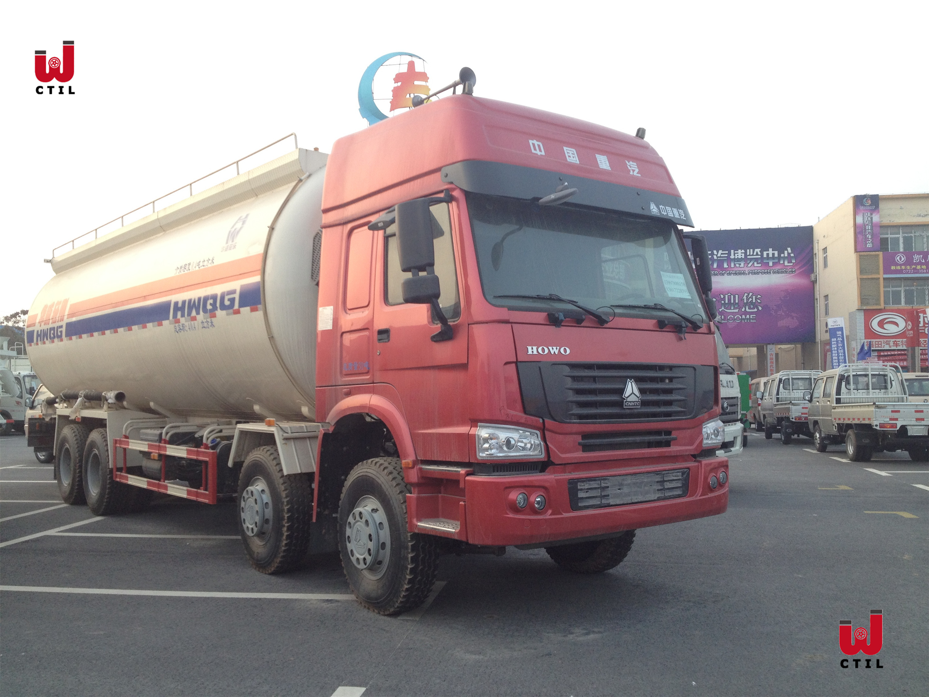 40cbm Bulk Cement Tank Truck 290hp Bulker Cement Tanker