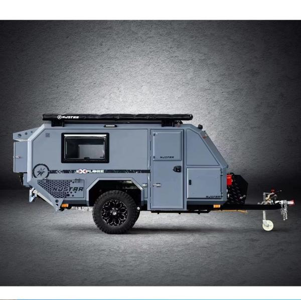 Factory Direct Sale Small 1500kg Folding Off-Road Trailers 1000mm Heavy Duty