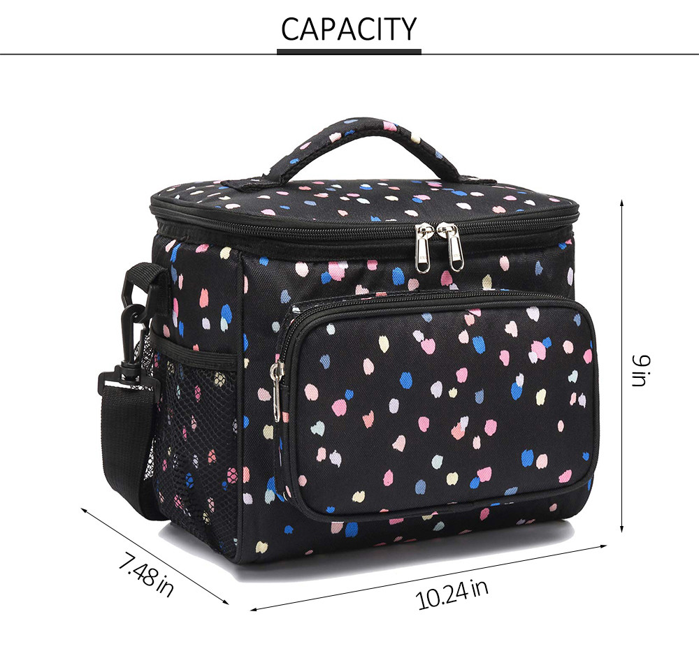 Camping Hiking Outdoor Picnic Leakproof Reusable Large Bag with Adjustable Strap
