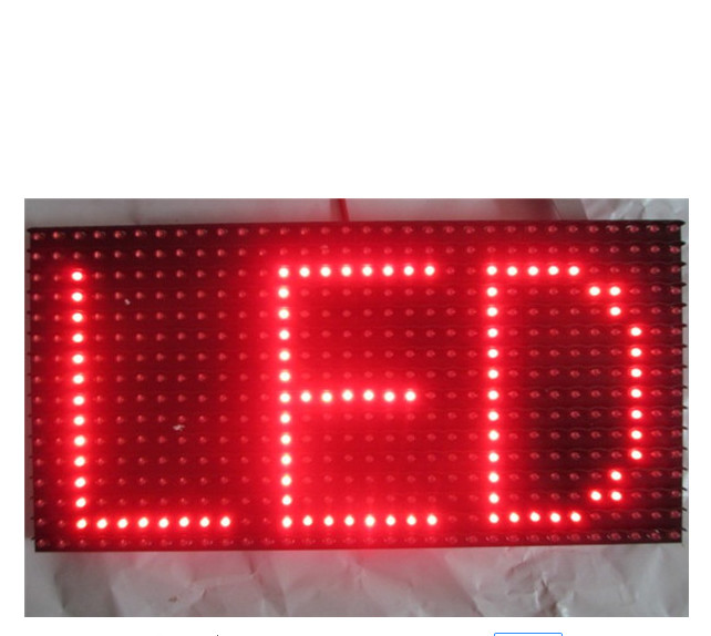 Seven Color P8 Single Color LED Display DIY P8 256mm*128mm , Full Color LED Display Module